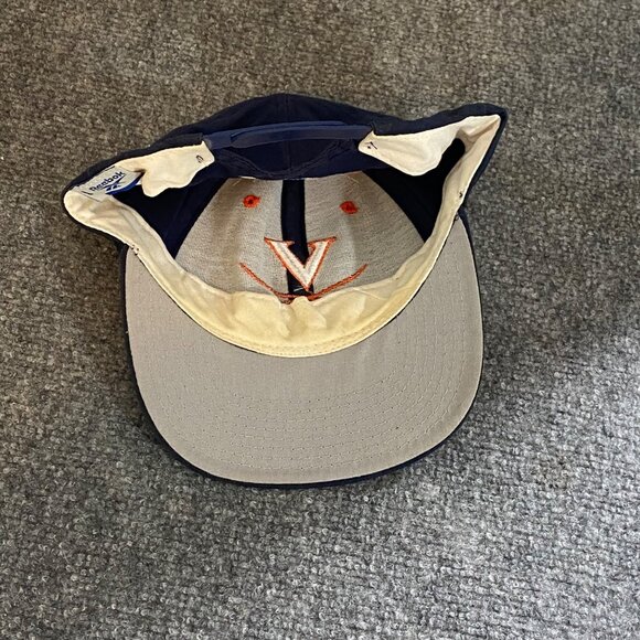 Reebok Virginia Cavaliers Hat Snapback Adjustable Blue V Logo with Swords - Picture 3 of 10